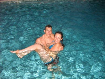 Petite baignade nocturne....