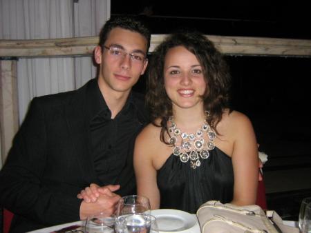 Nous deux au cabaret du Palm Beach